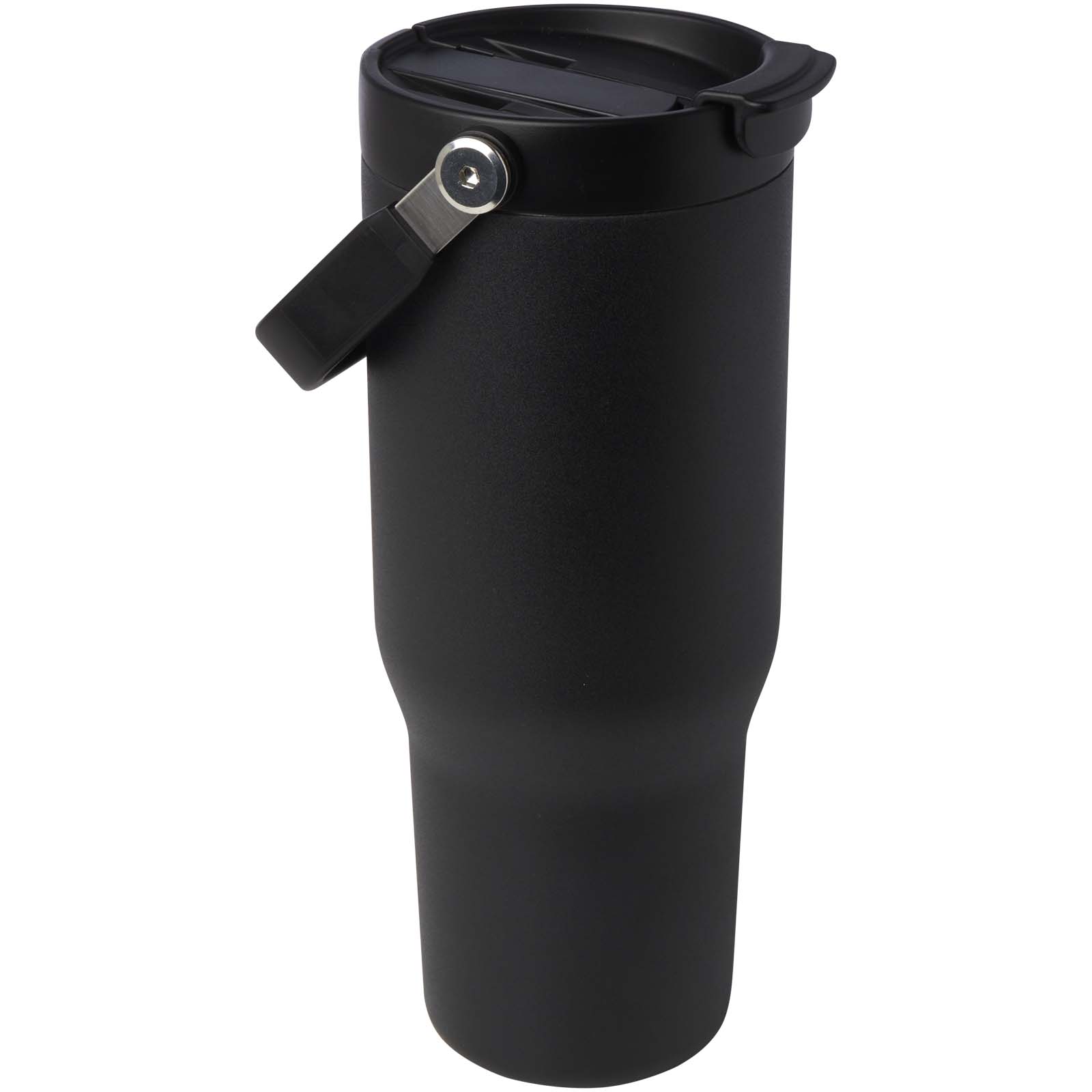 Bronx 900 ml RCS-zertifizierter Kupfer-Vakuum Isolierbecher aus Edelstahl mit Doppelfunktionsdeckel schwarz
