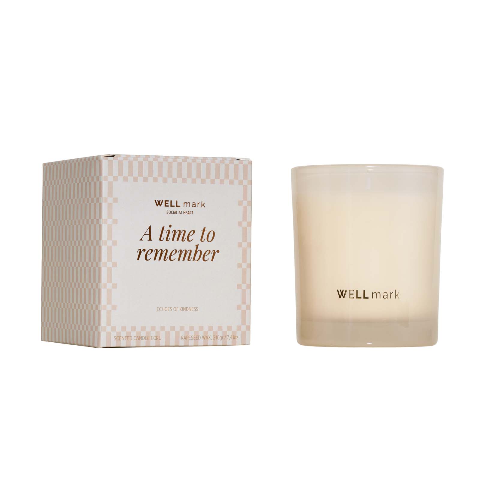 Wellmark Echoes of Kindness 210 g Duftkerze zartes rosé