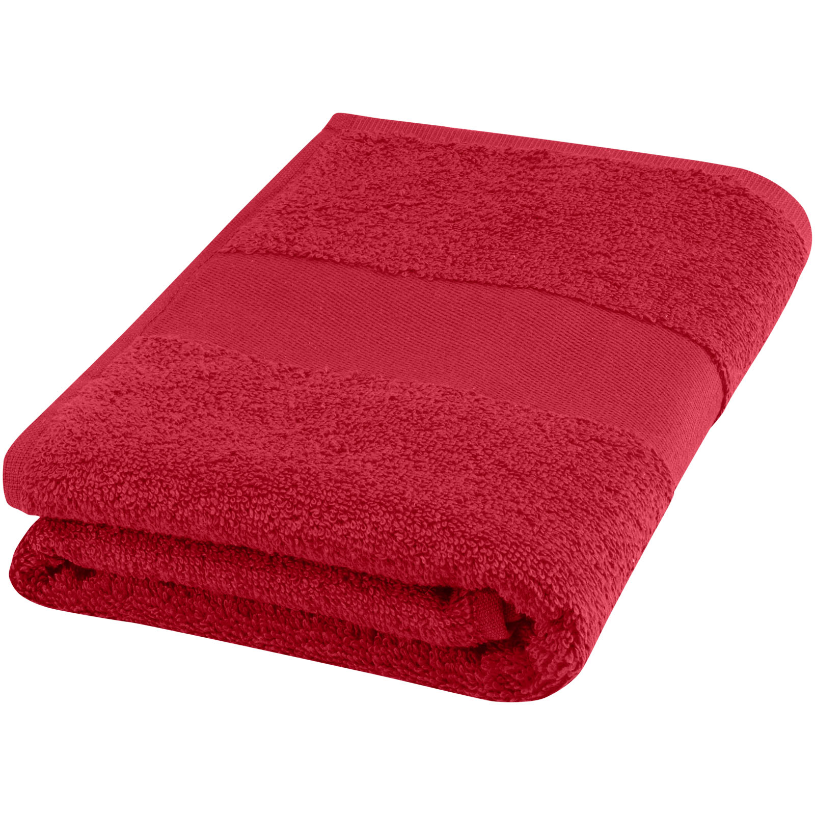 Charlotte 450 g/m² Baumwollhandtuch 50 x 100 cm rot