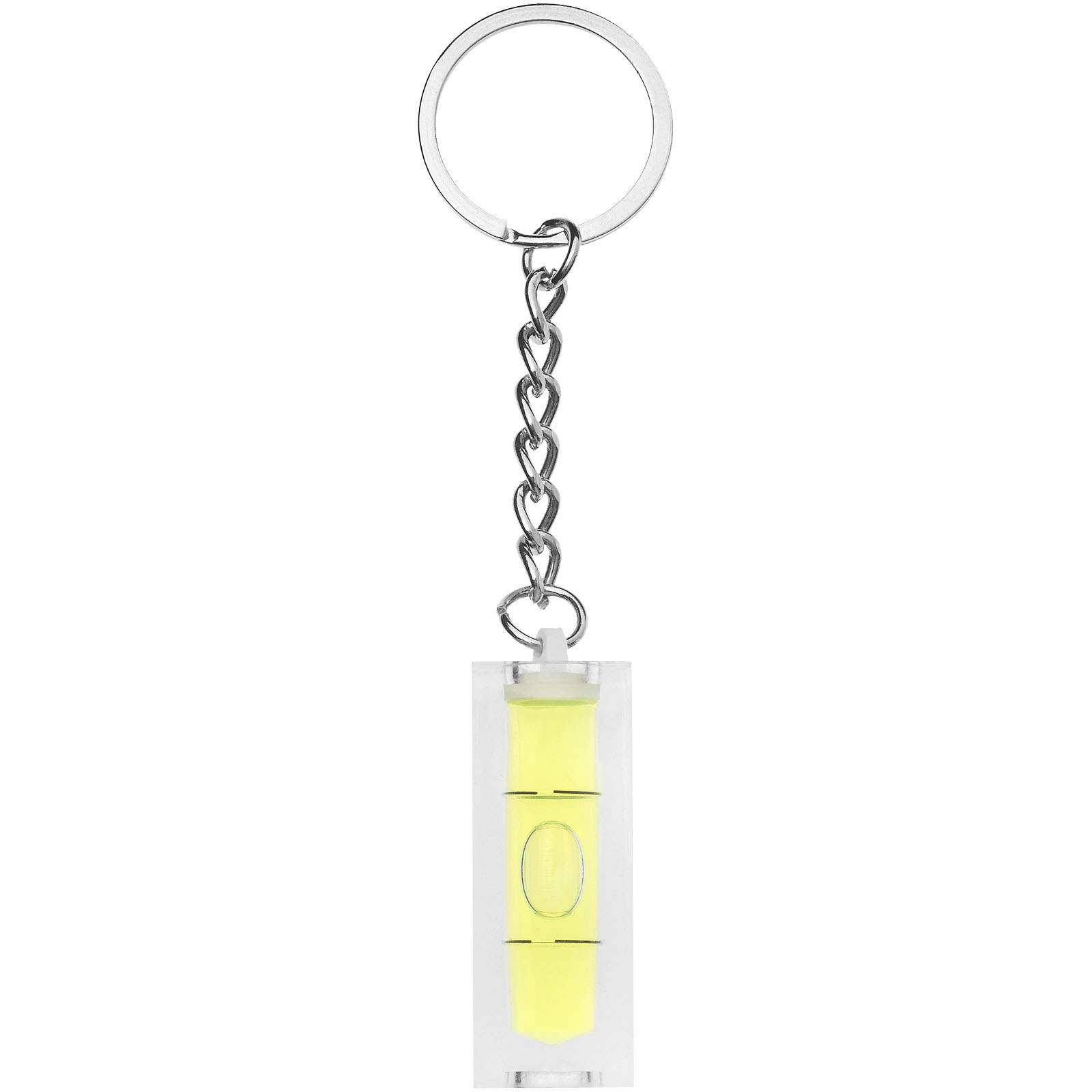 Leveler Schlüsselanhänger transparent