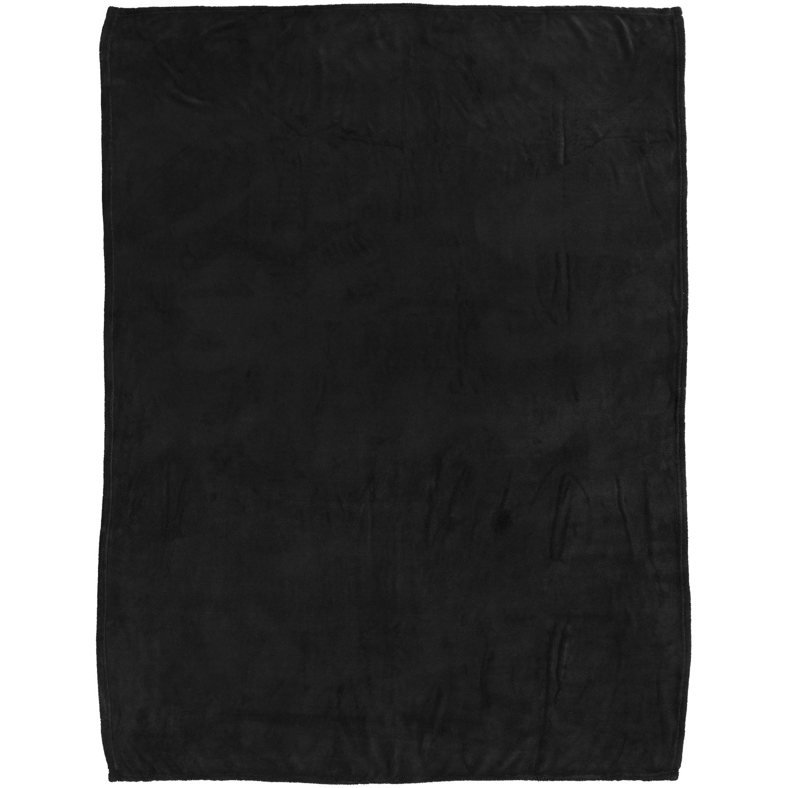 Bay Plaid-Decke aus extraweichem Coral-Fleece schwarz