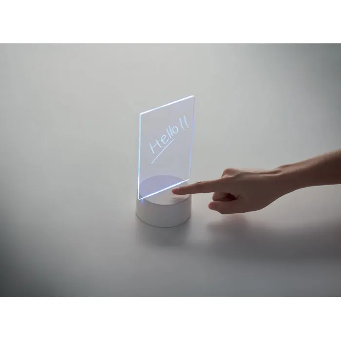 Memoboard mit LED-Beleuchtung