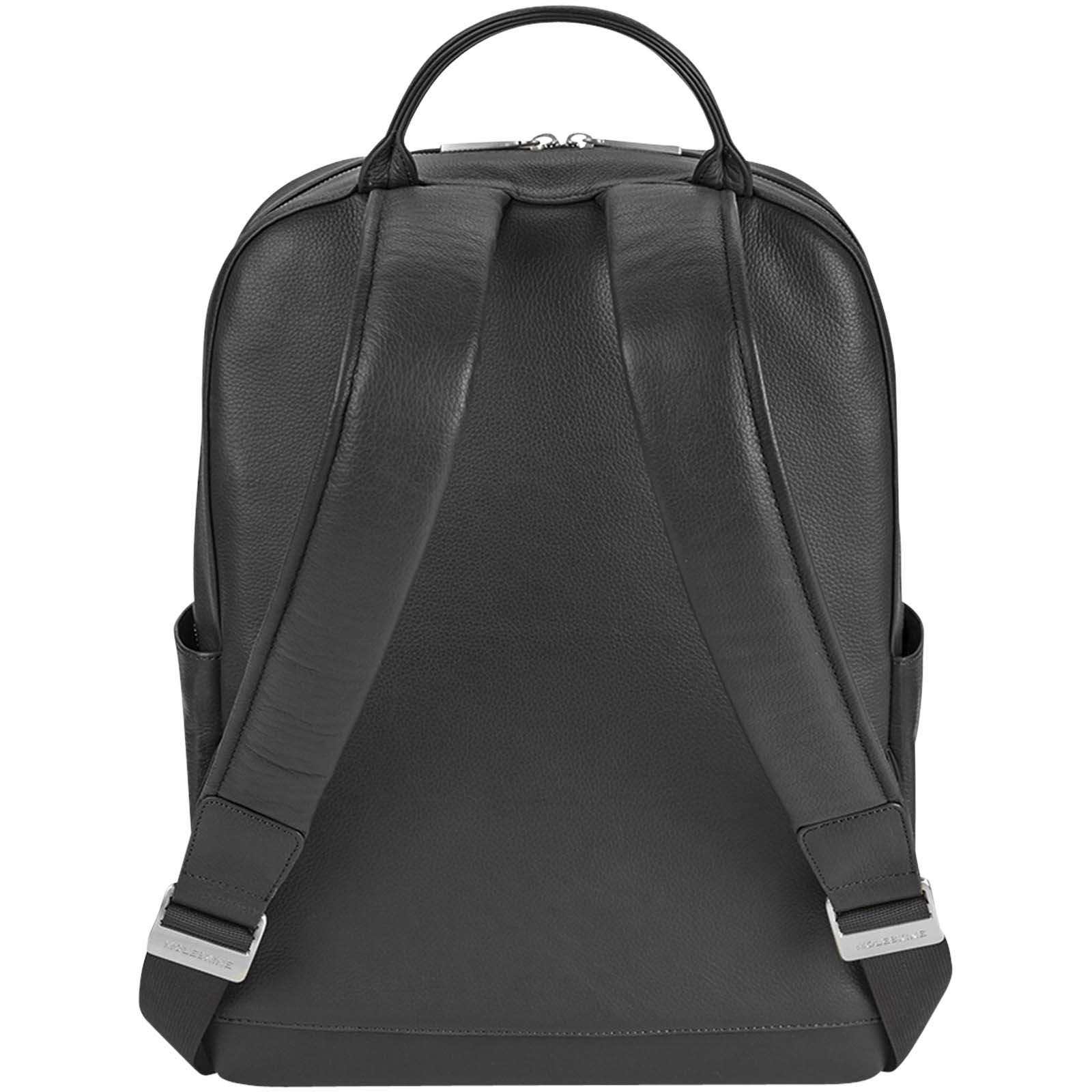 Moleskine Classic Rucksack aus Leder schwarz