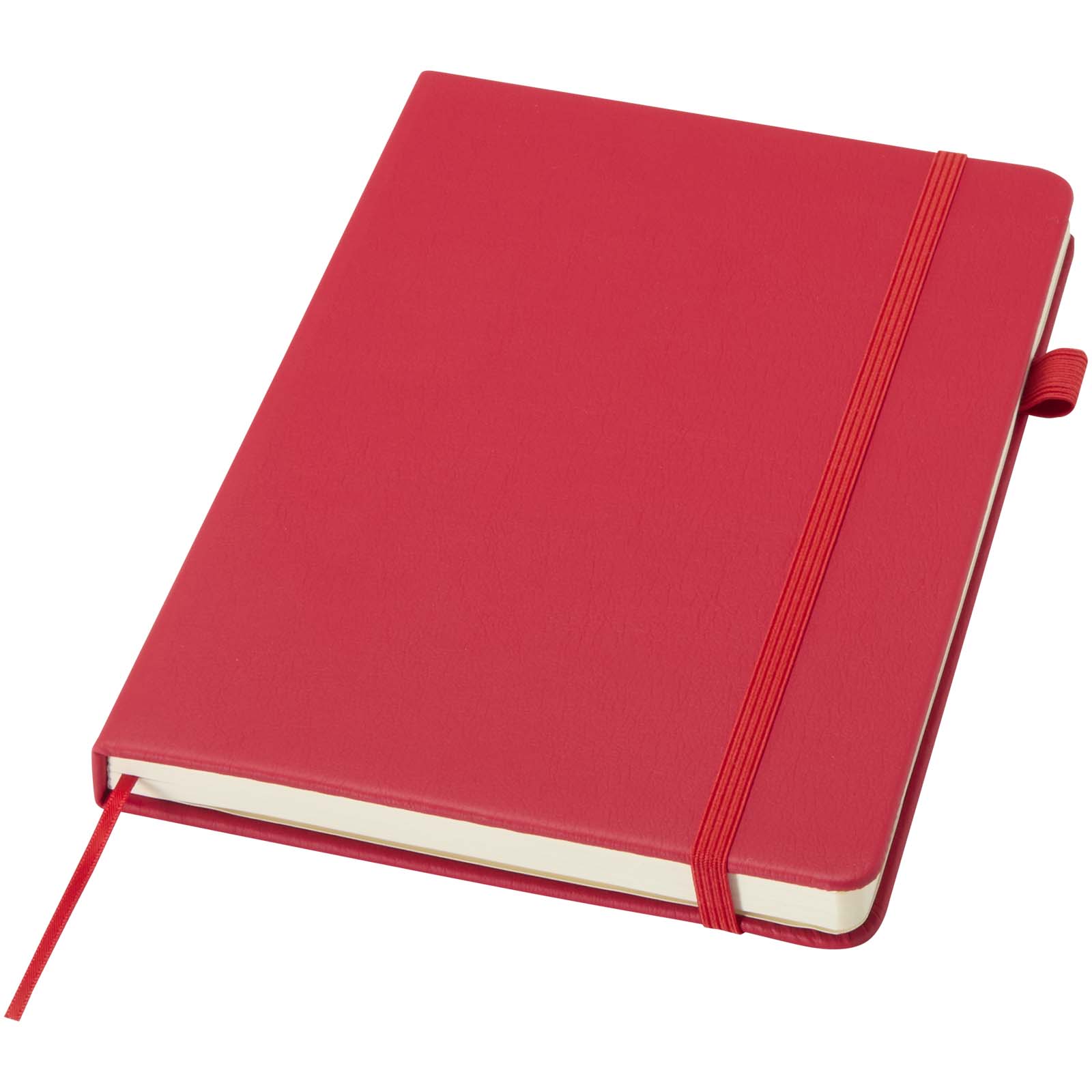 Liss A5 Hardcover Notizbuch aus recyceltem Kunststoff rot
