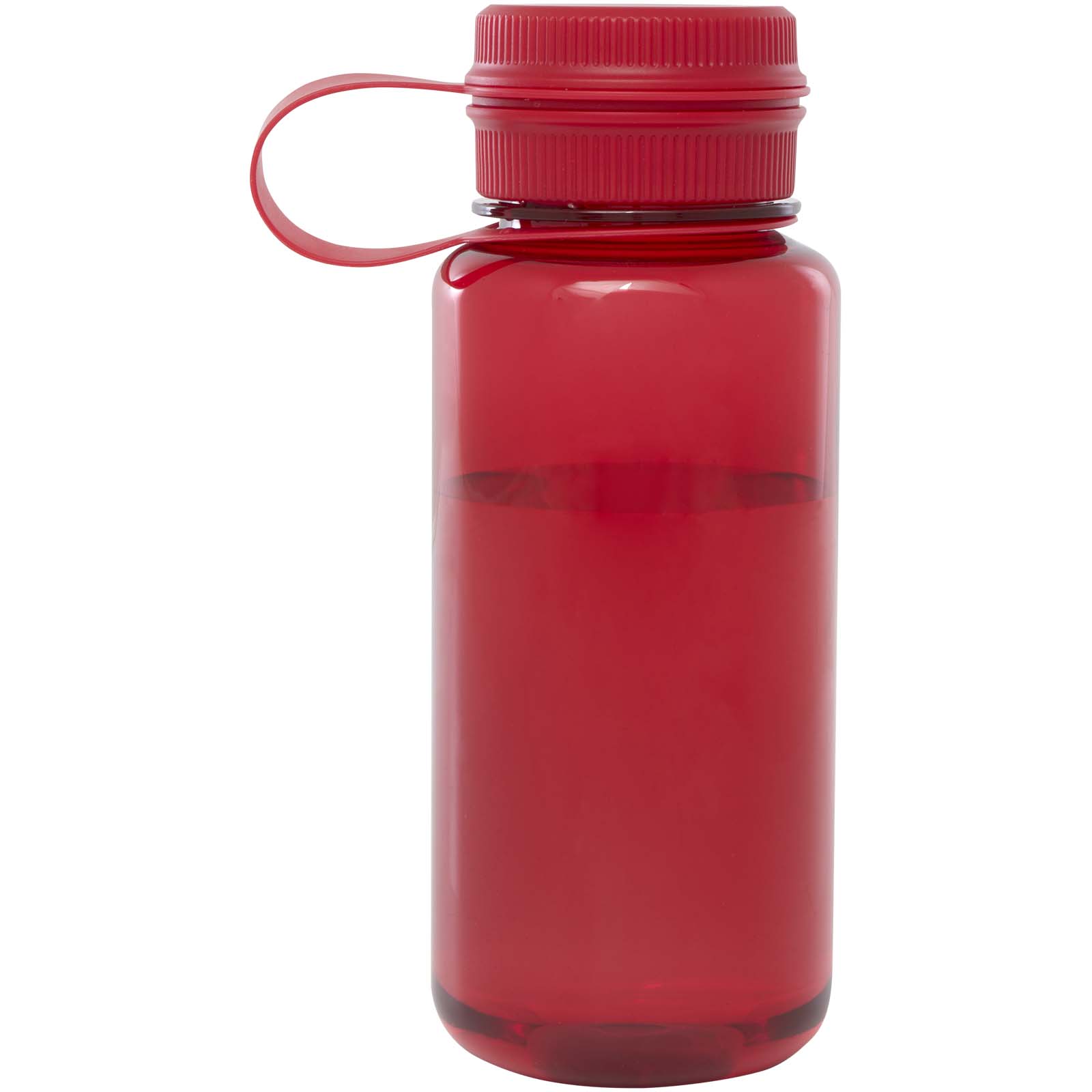 Ryder 900 ml RCS-zertifizierte RPET-Sportflasche mit Multifunktionsdeckel rot
