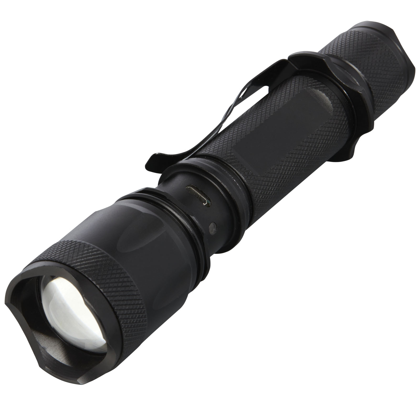 Mears wiederaufladbare taktische 5W Taschenlampe schwarz