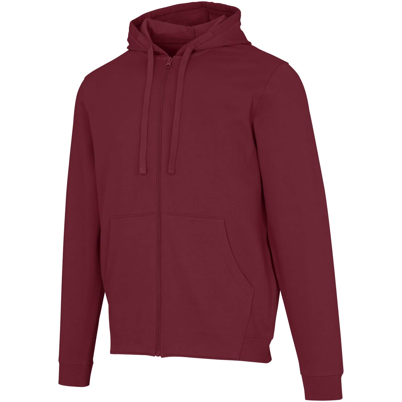 Jasper 280 g/m² Kapuzenpullover aus recycelter Bio Baumwolle (OCS) unisex Tiefes Burgunderrot