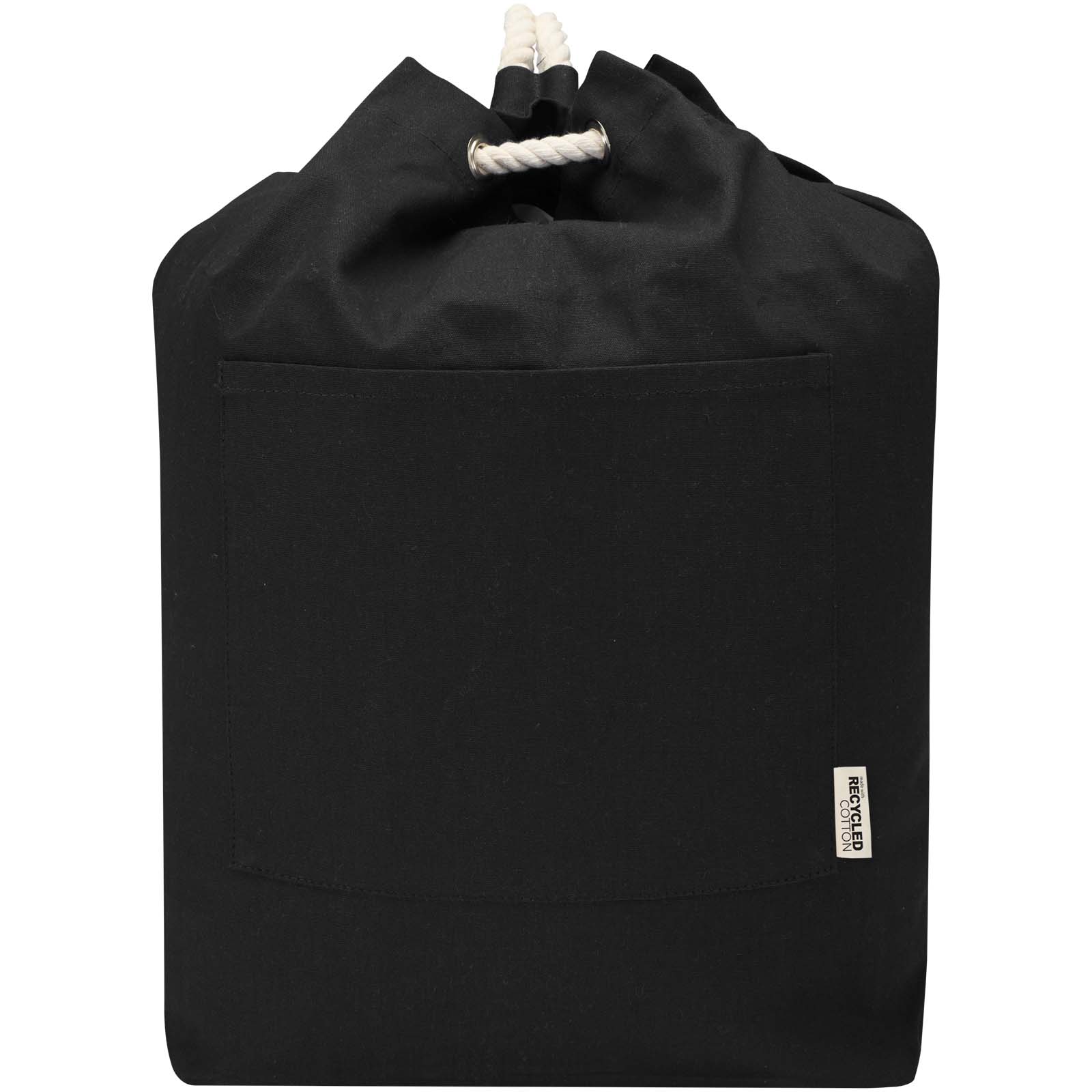Florida 270 g/m² GRS-zertifizierter Seesack aus Recyclingmaterial, 15 l schwarz