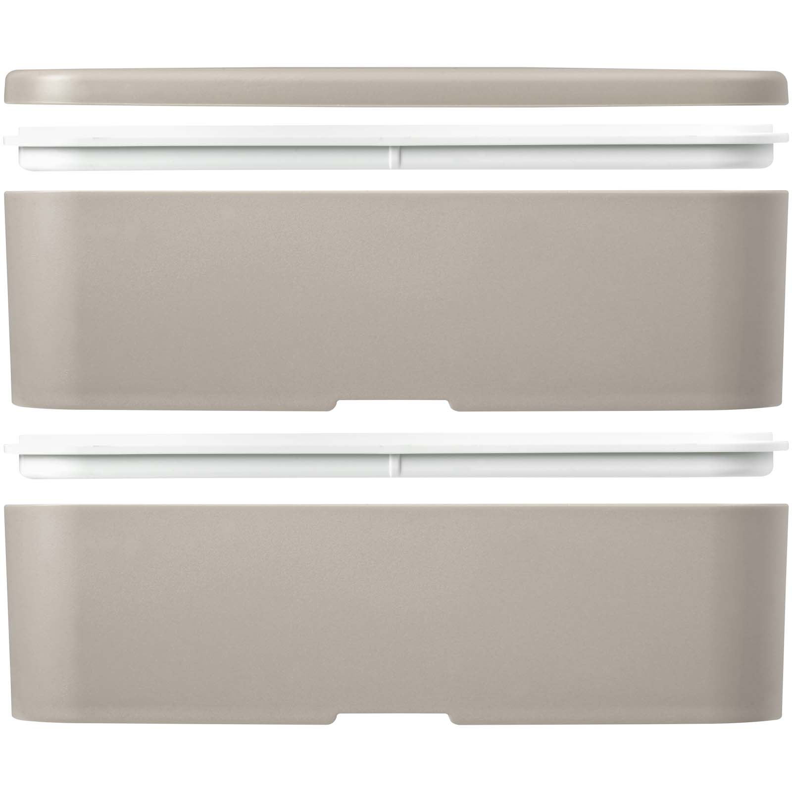 MIYO POP 700 + 700 ml doppelschichtige Lunchbox sandstone