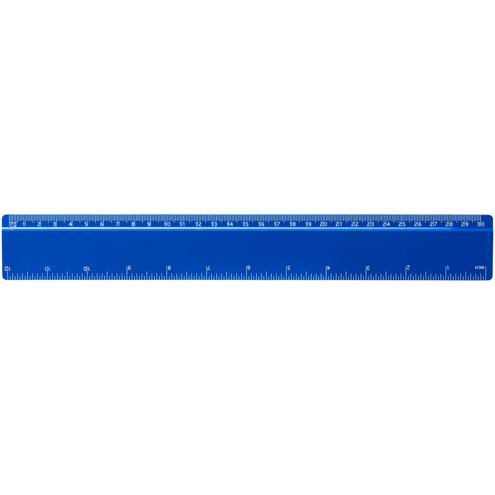 Renzo 30 cm Kunststofflineal blau