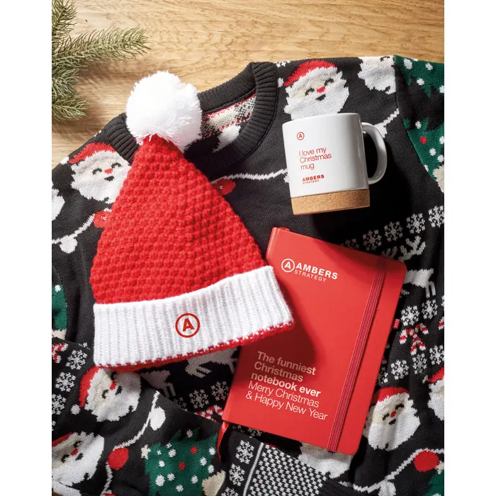 Weihnachtliche Strickmütze