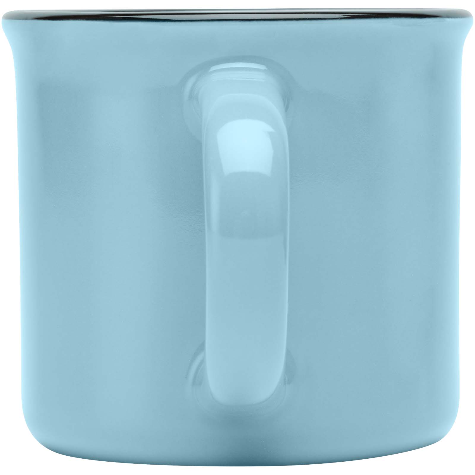 Bari Keramiktasse 240 ml mit glänzender Oberfläche riffblau