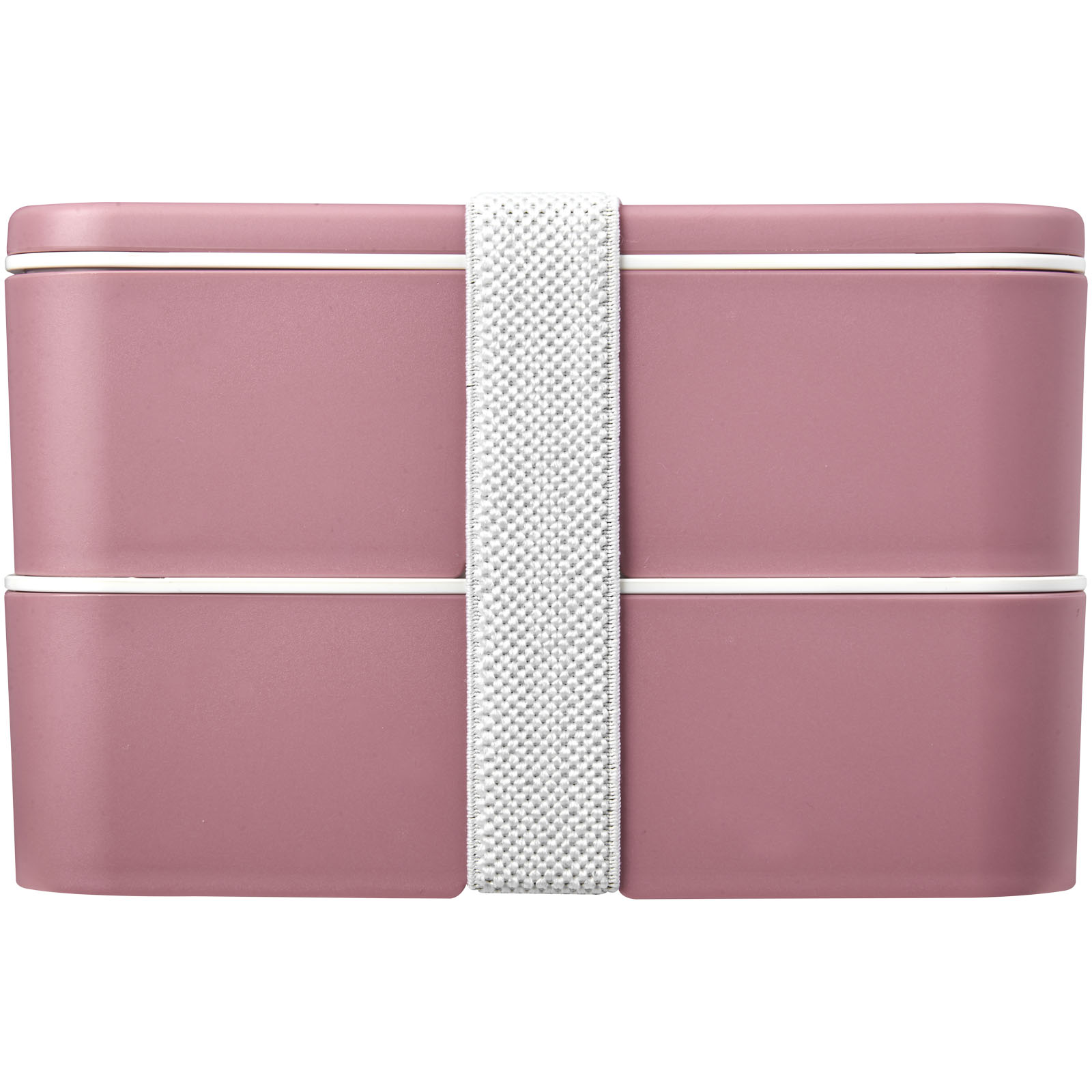 MIYO Renew 700+700 ml Doppel-Lunchbox rosa, rosa, weiss