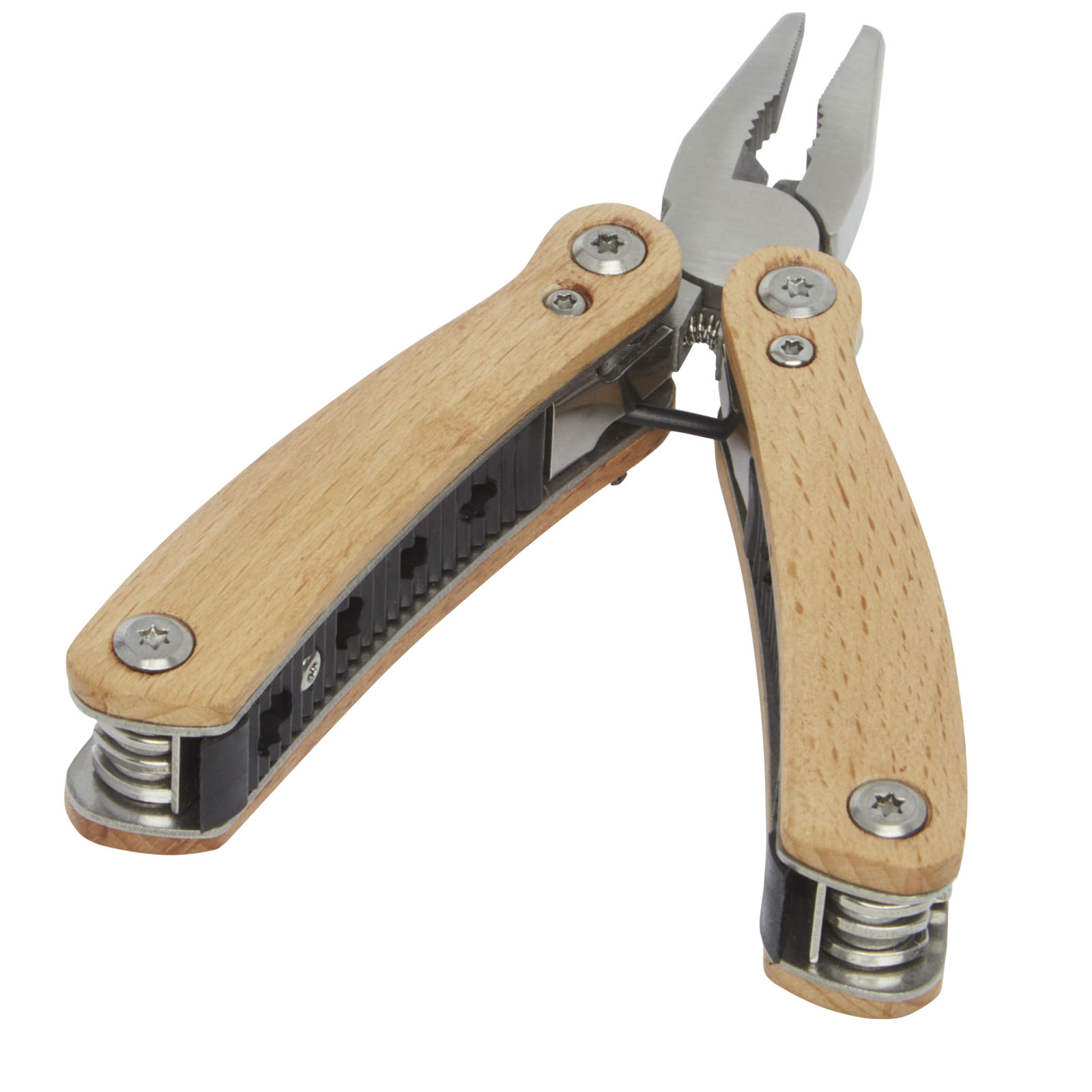 Anderson Mittelgroßes Multitool aus Holz mit 12 Funktionen natur