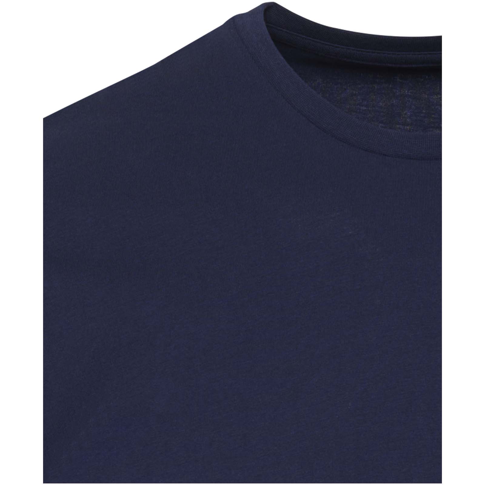 Azurite 160 g/m² Kurzärmeliges T-Shirt Bio Baumwolle (OCS), unisex navy