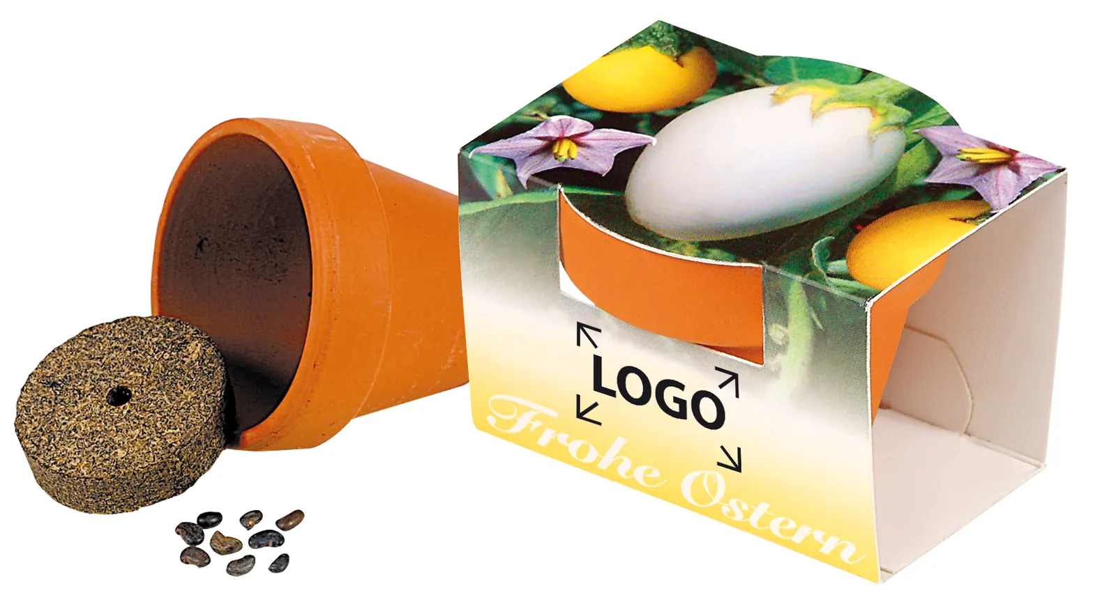 Tontöpfchen Frohe Ostern
