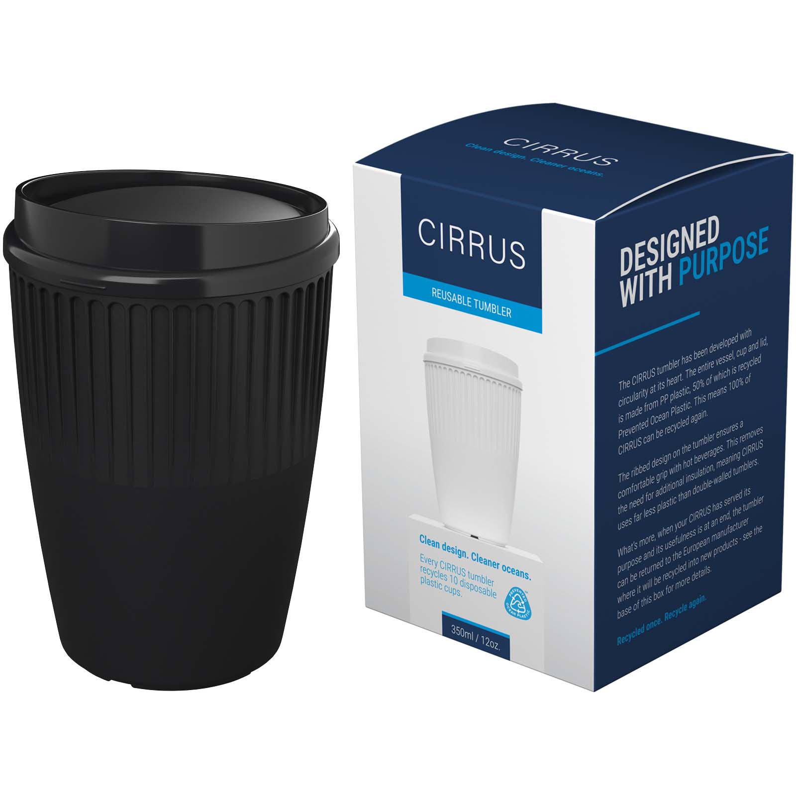 Cirrus POP 350 ml Becher schwarz