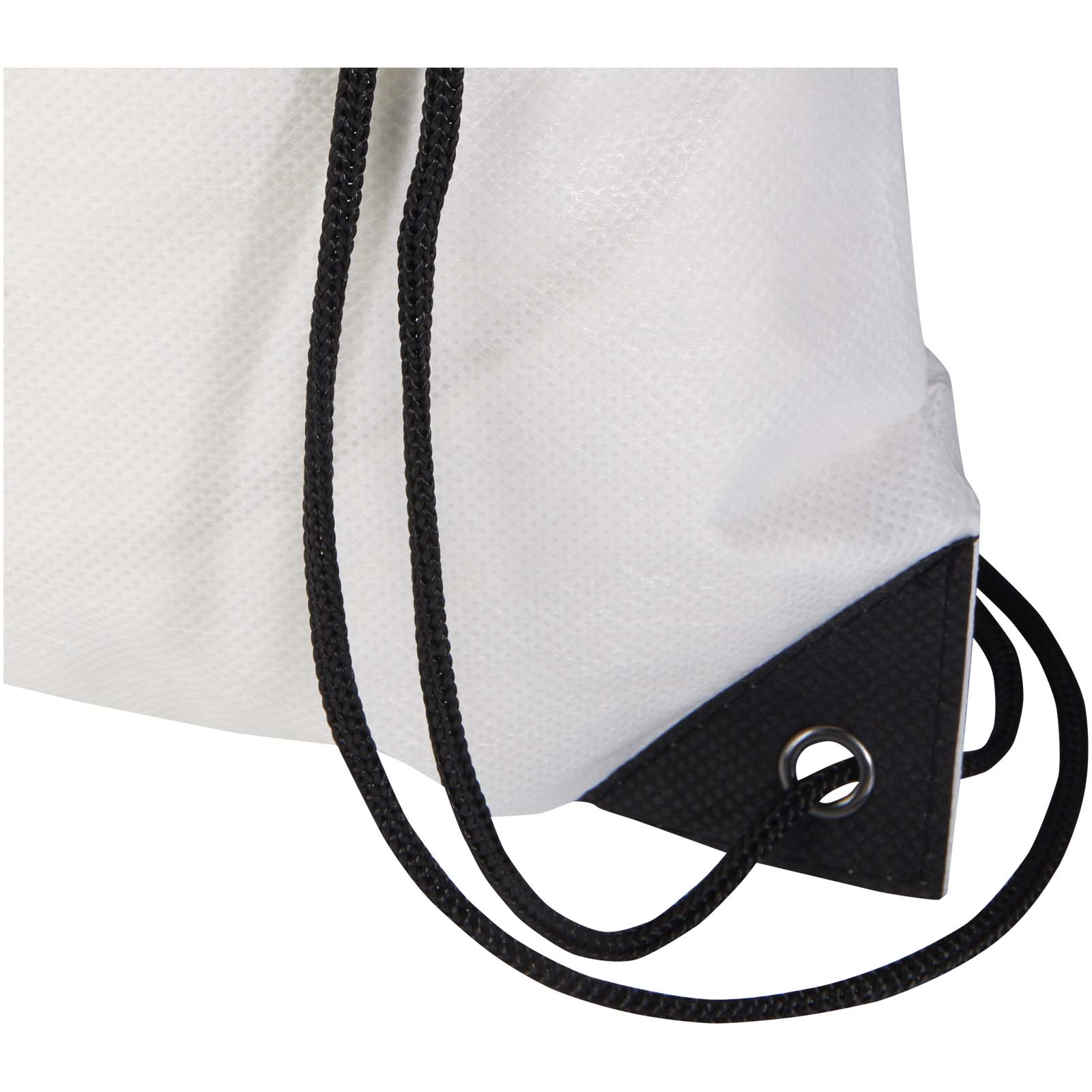 Evergreen Sportbeutel aus recyceltem GRS Non Woven 5 L weiss