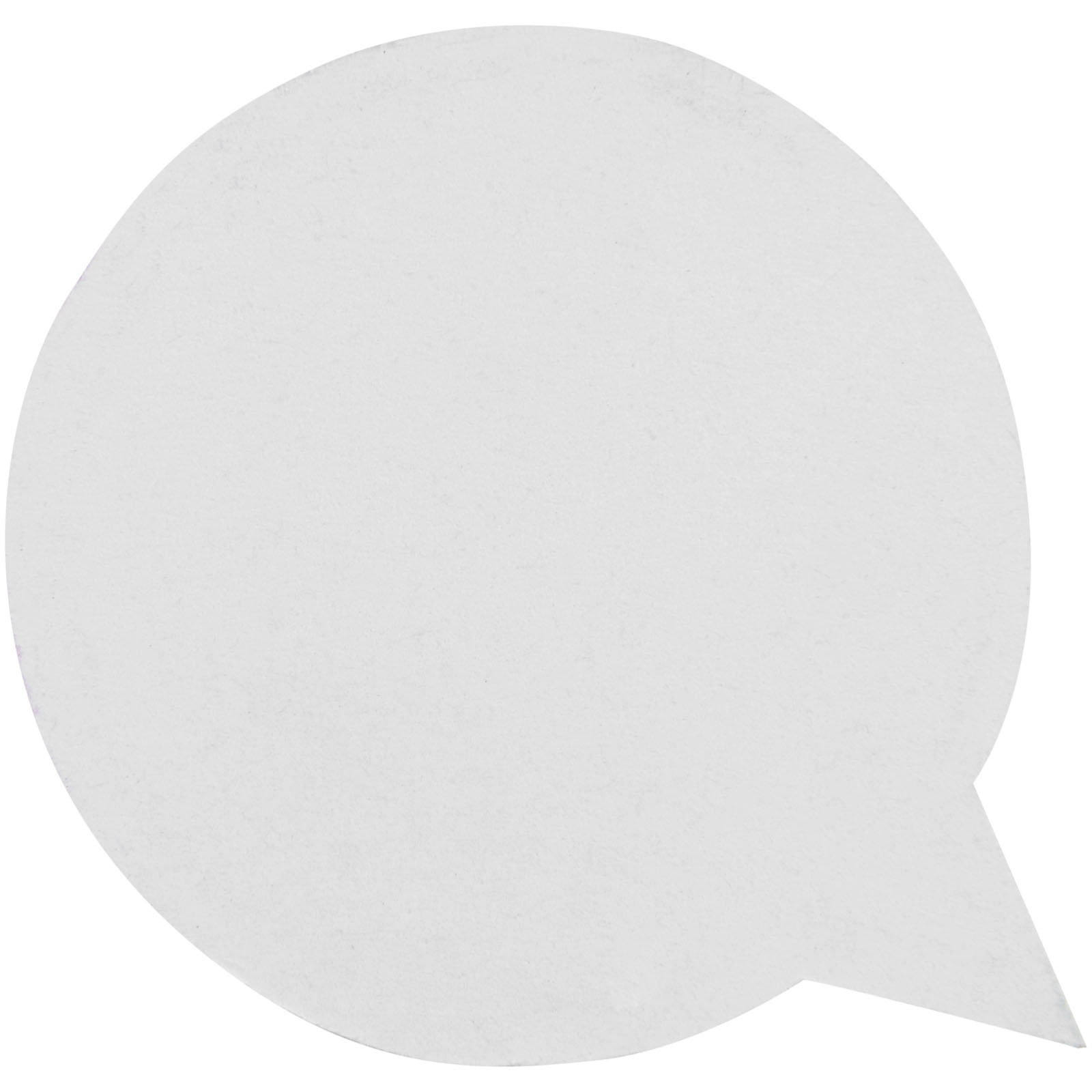 Sticky-Mate® sprechblasenförmige recycelte Haftnotizen weiss