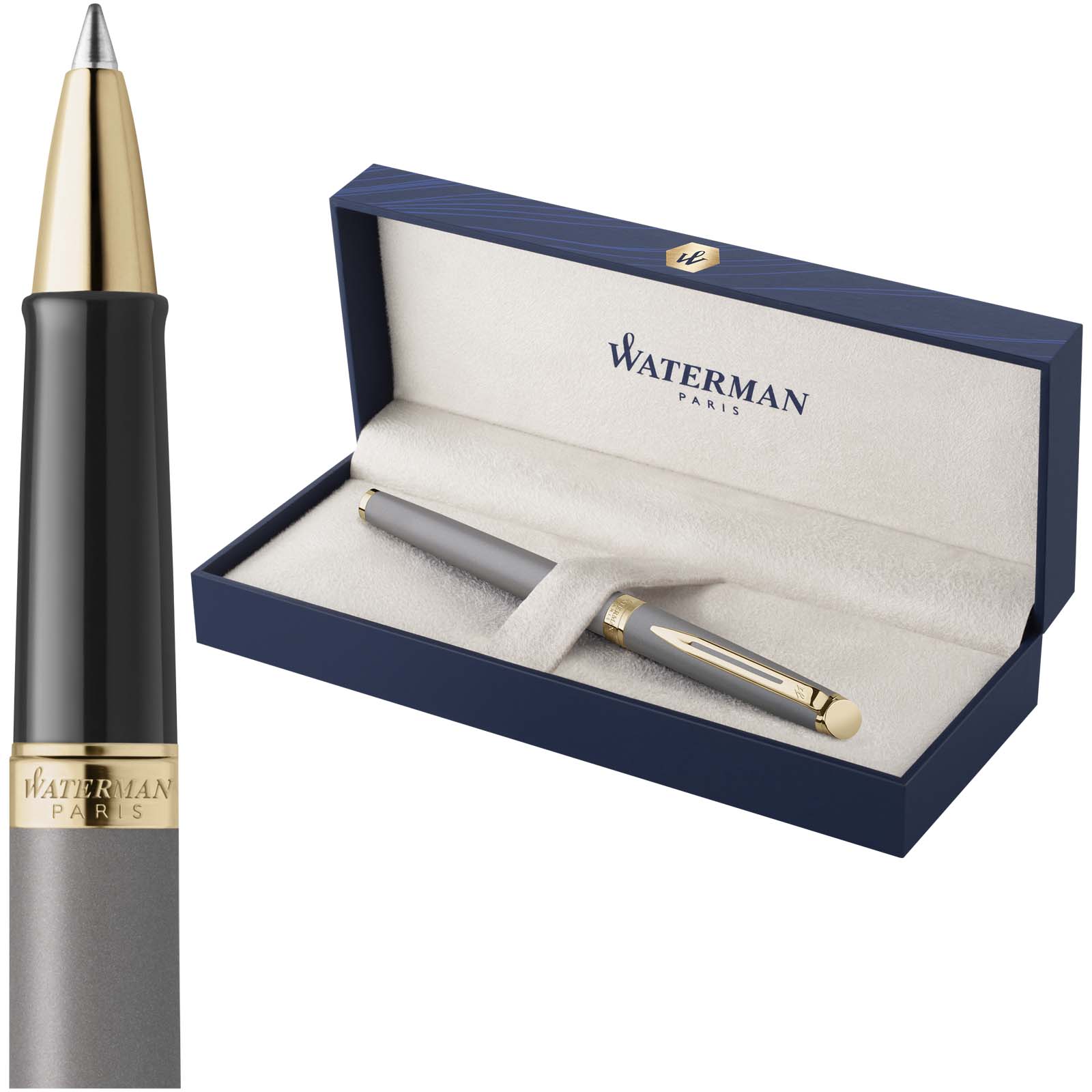 Waterman Hemisphere Tintenroller F grau