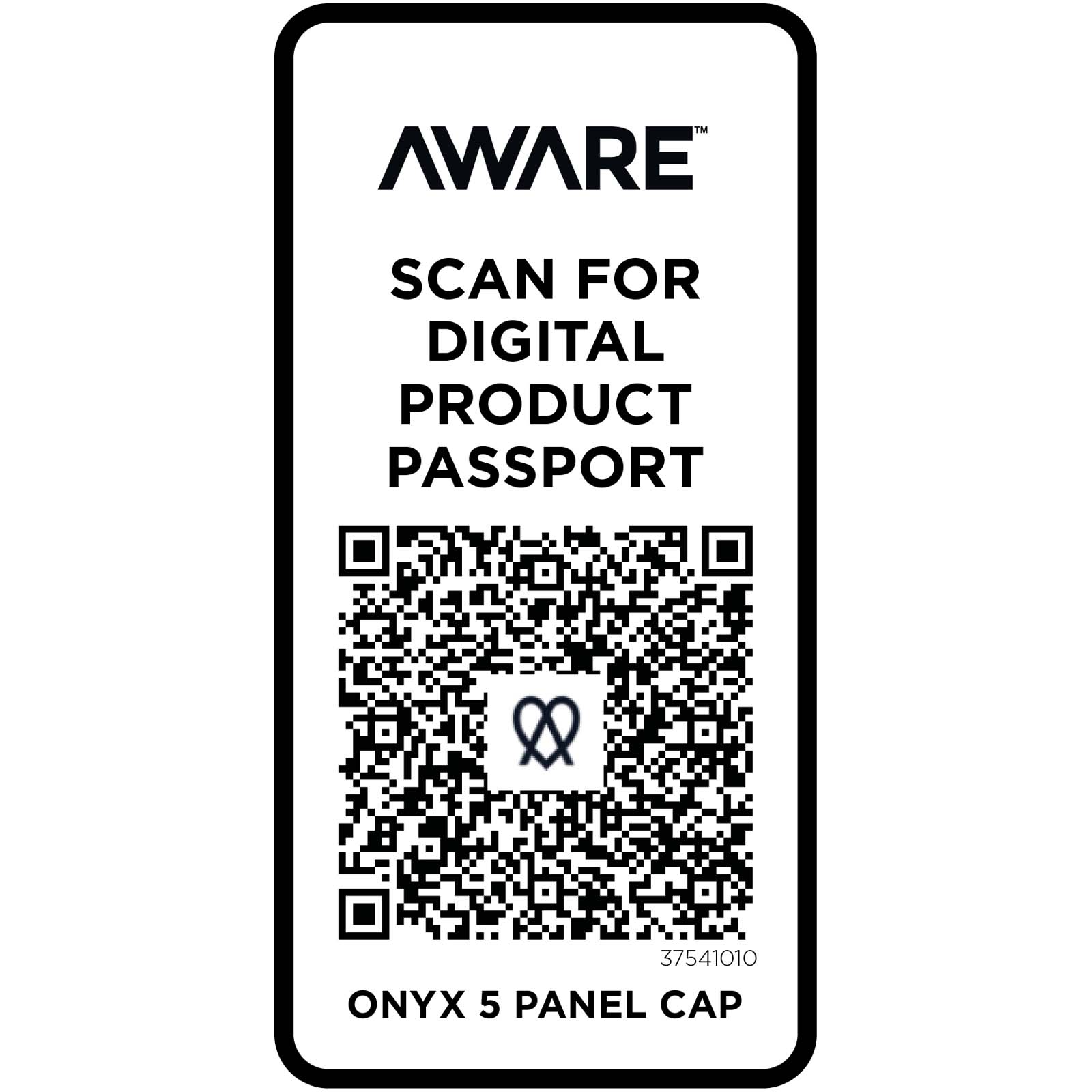 Onyx 240 g/m² 5 Segmenten Aware™ recycelte Kappe weiss