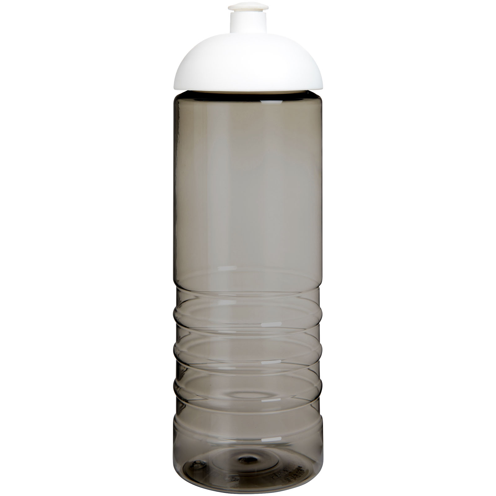 H2O Active® Eco Treble 750 ml Sportflasche mit Stülpdeckel kohle, weiss