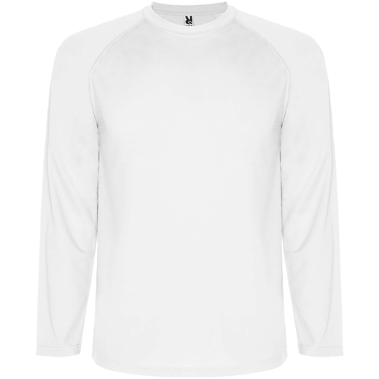 Montecarlo 150 g/m² Langarm Sport-Shirt für Männer weiss