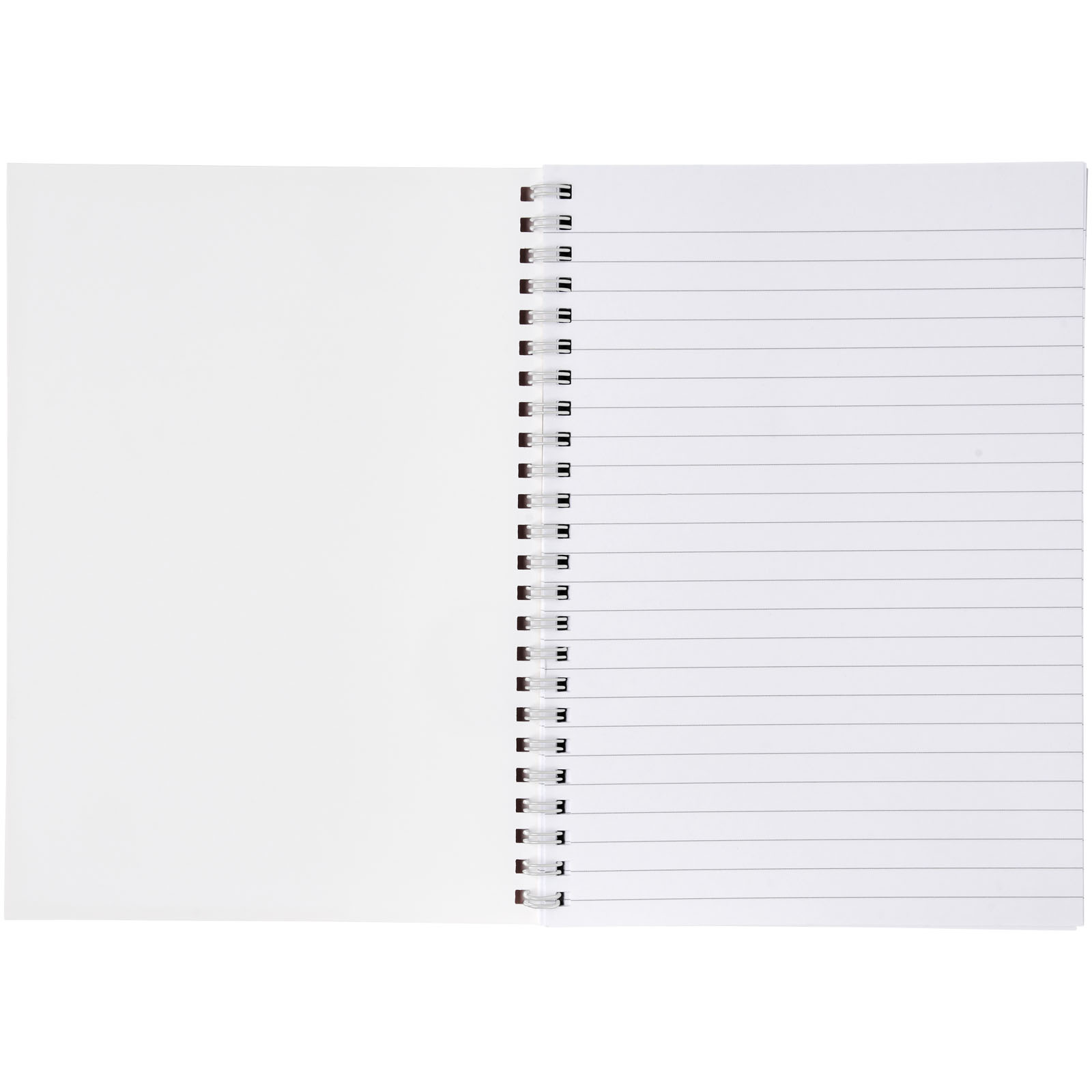 Desk-Mate® A5 Notizbuch mit Kunststoff Cover und Spiralbindung weiss