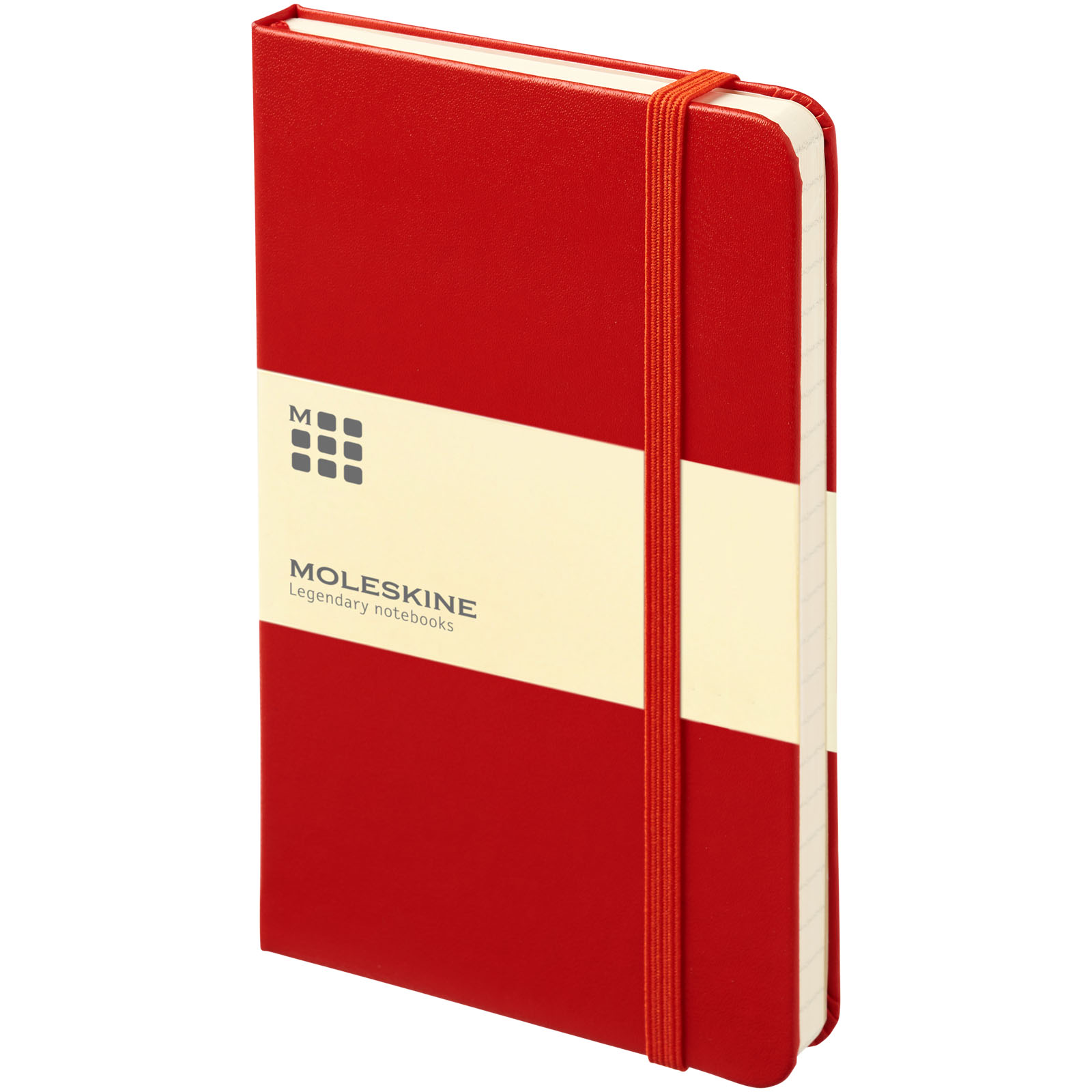 Moleskine Classic Hardcover Notizbuch Taschenformat – liniert scharlachrot