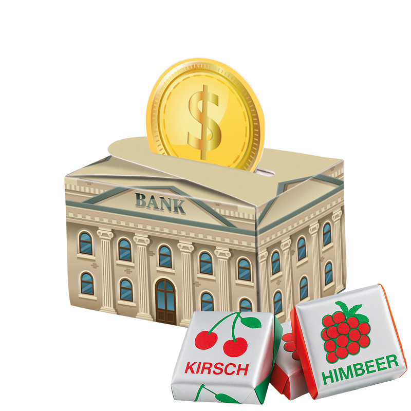 Geschenkbox Mini rund, Lindt LINDOR Milchkugeln