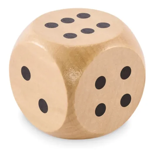 Spielwürfel Schima-Holz Ø 5cm