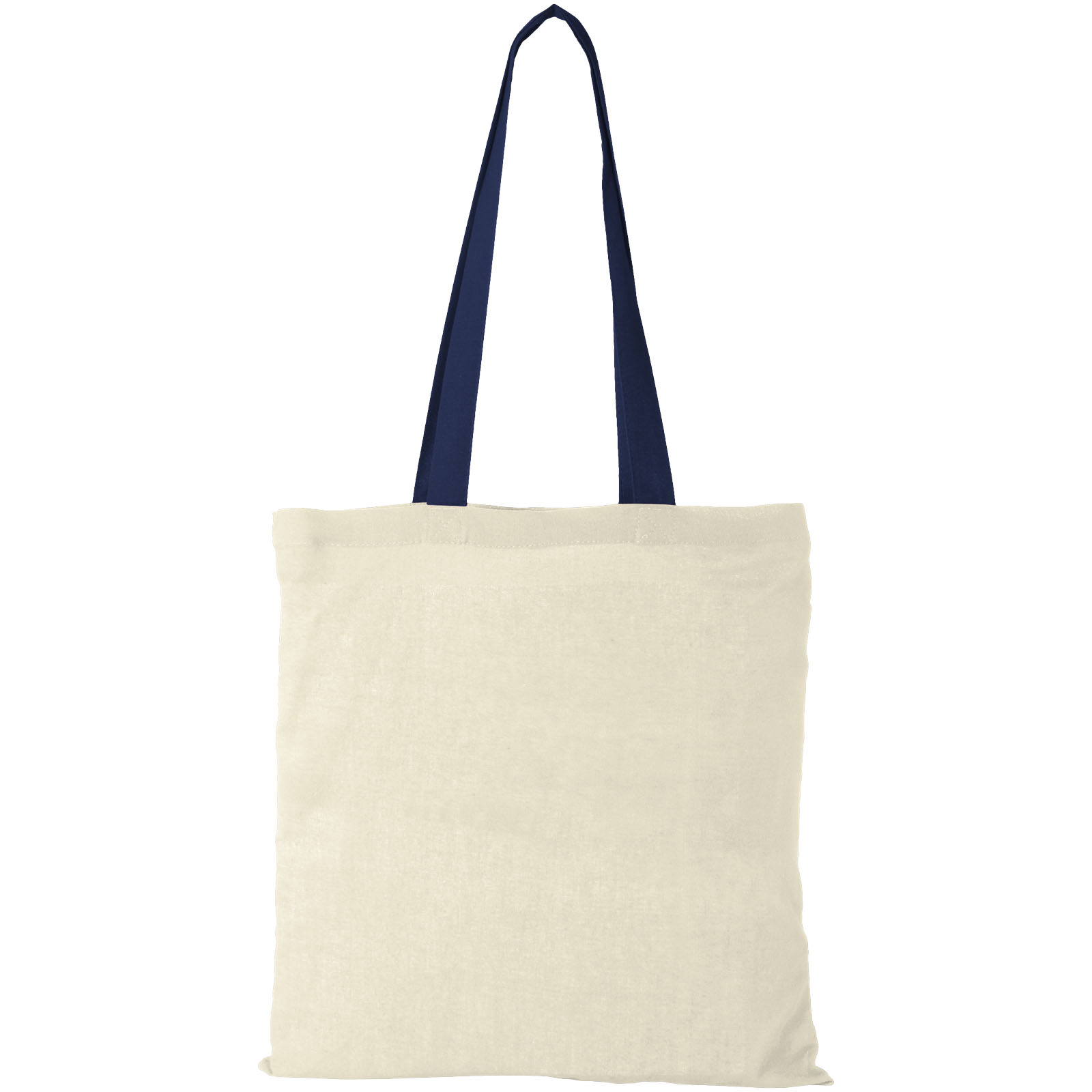 Nevada 100 g/m² Baumwoll Tragetasche 7L natural, navy