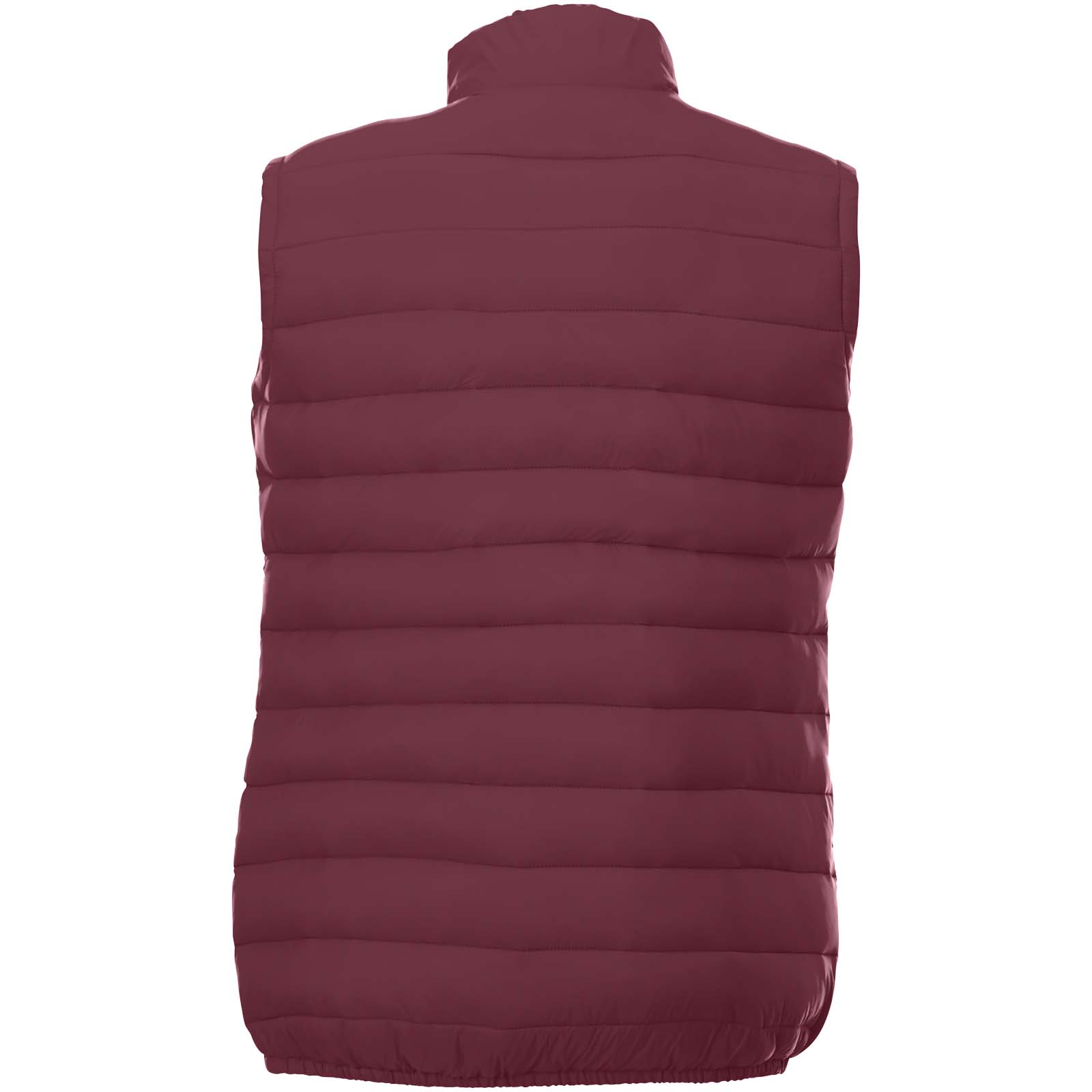 Pallas recycelter wattierter Bodywarmer für Damen Tiefes Burgunderrot