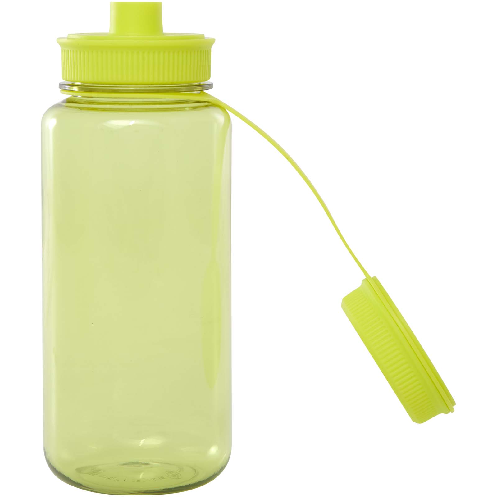 Ryder 900 ml RCS-zertifizierte RPET-Sportflasche mit Multifunktionsdeckel limone