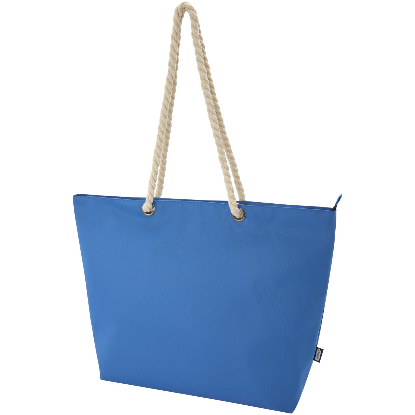 Panama Strandkühltasche mit Kordelgriffen aus recyceltem GRS-Material, 23L royalblau