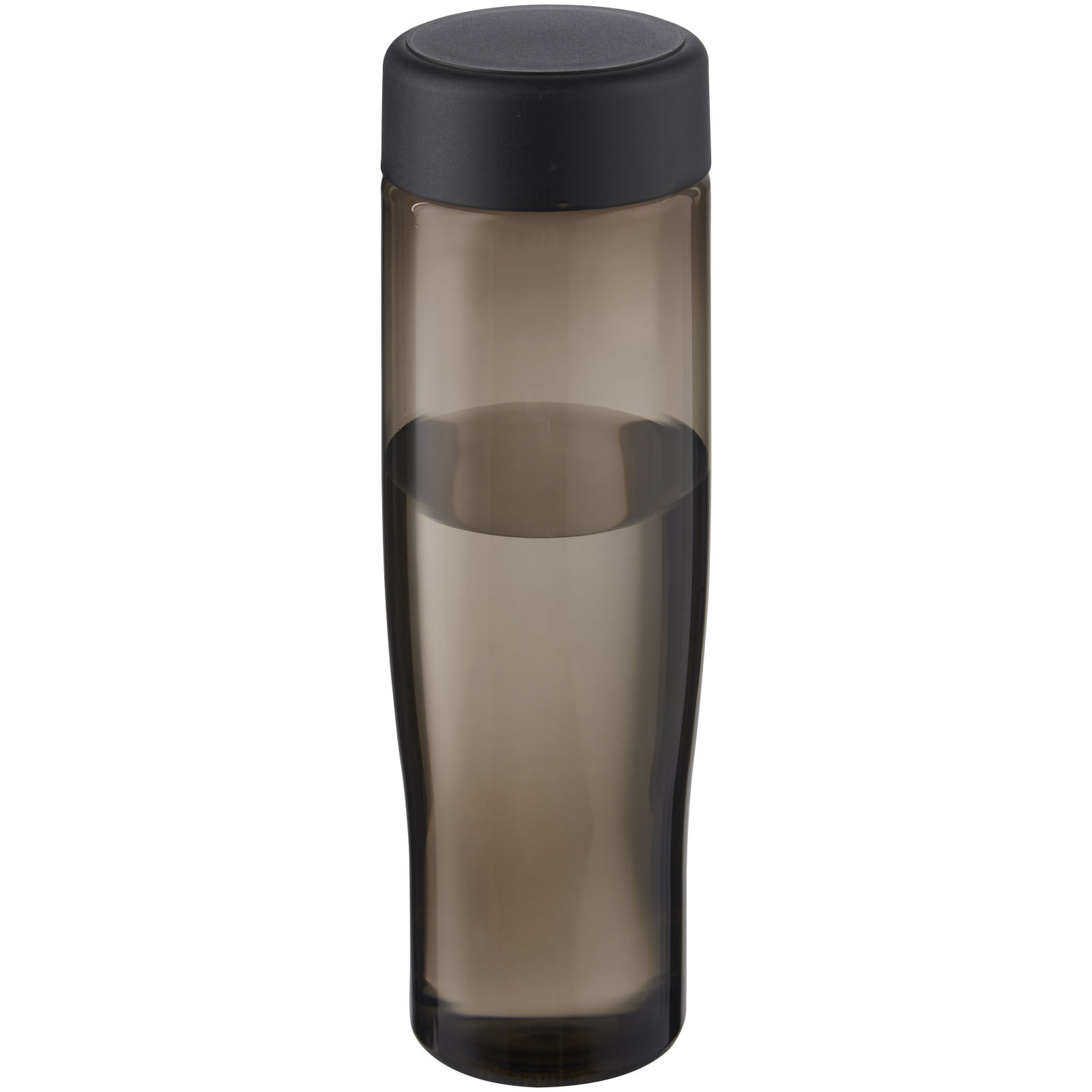 H2O Active® Eco Tempo 700 ml Wasserflasche mit Drehdeckel schwarz, kohle