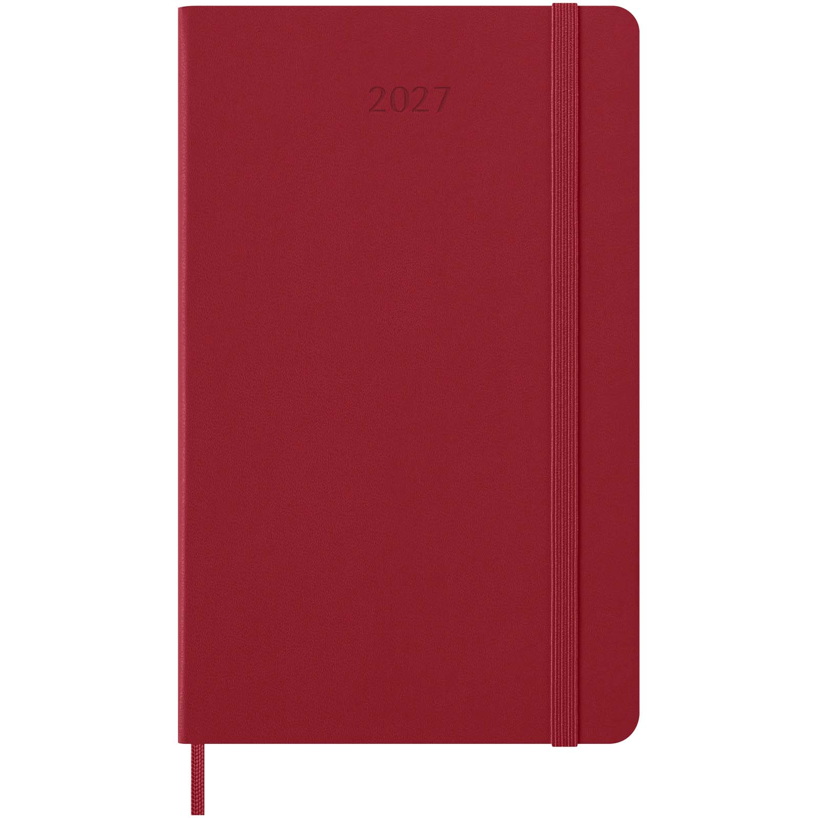 Moleskine Hardcover 12 Monate Wochenkalender L scharlachrot