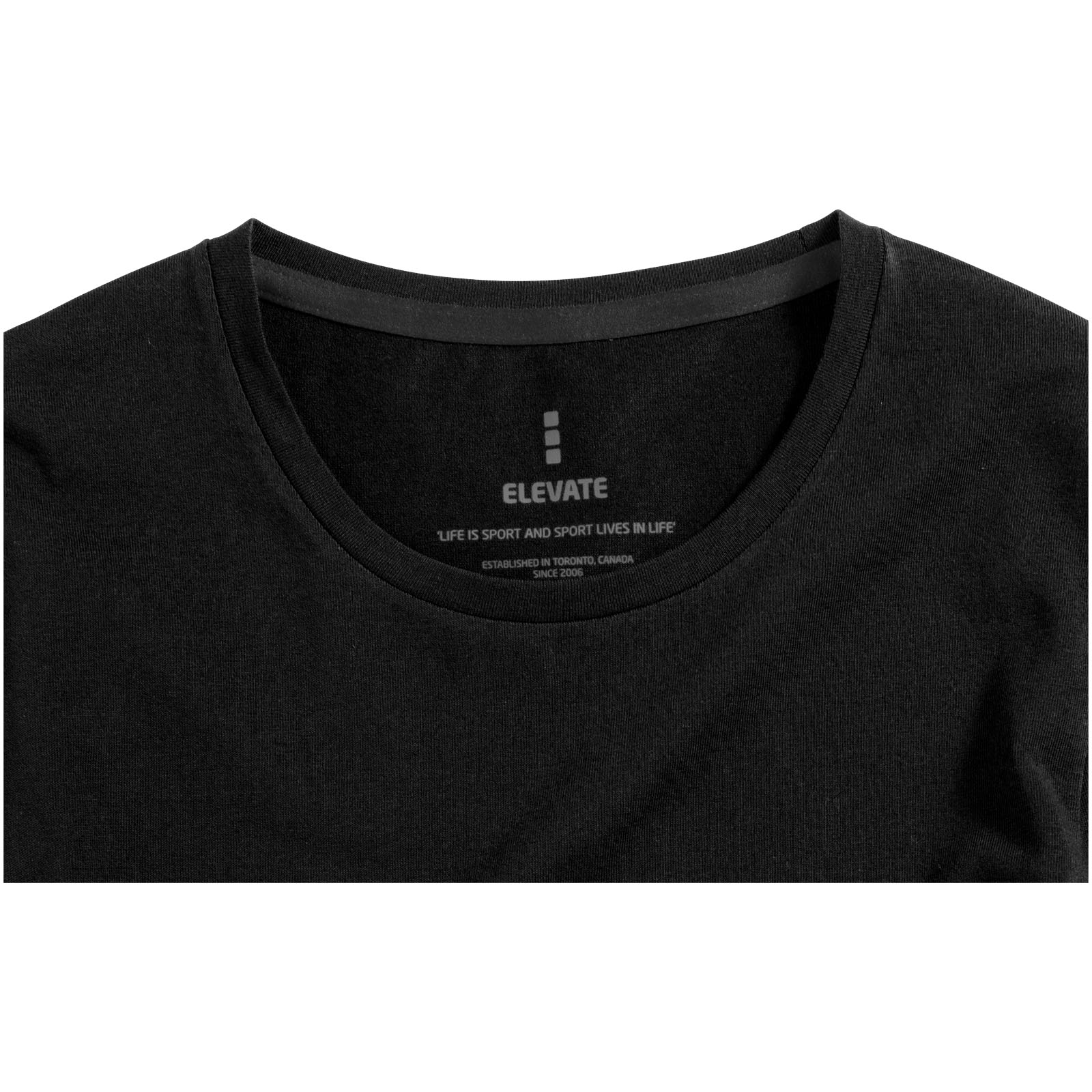 Ponoka Langarmshirt für Herren schwarz