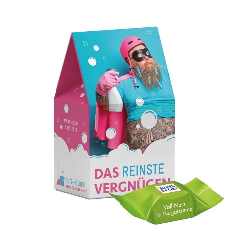 Standbodenbox, Ritter SPORT Schokowürfel Mousse au Chocolate