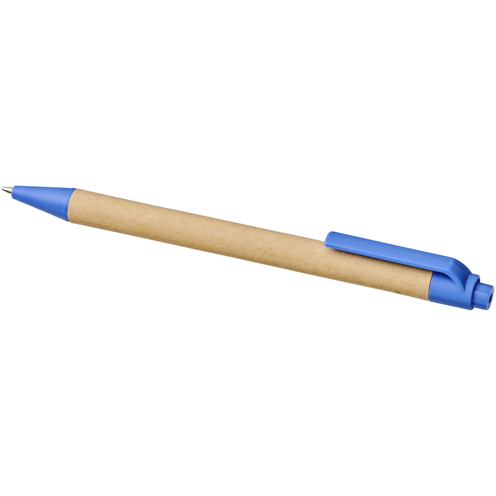 Berk Kugelschreiber aus recyceltem Karton und Mais (schwarze Mine) blau