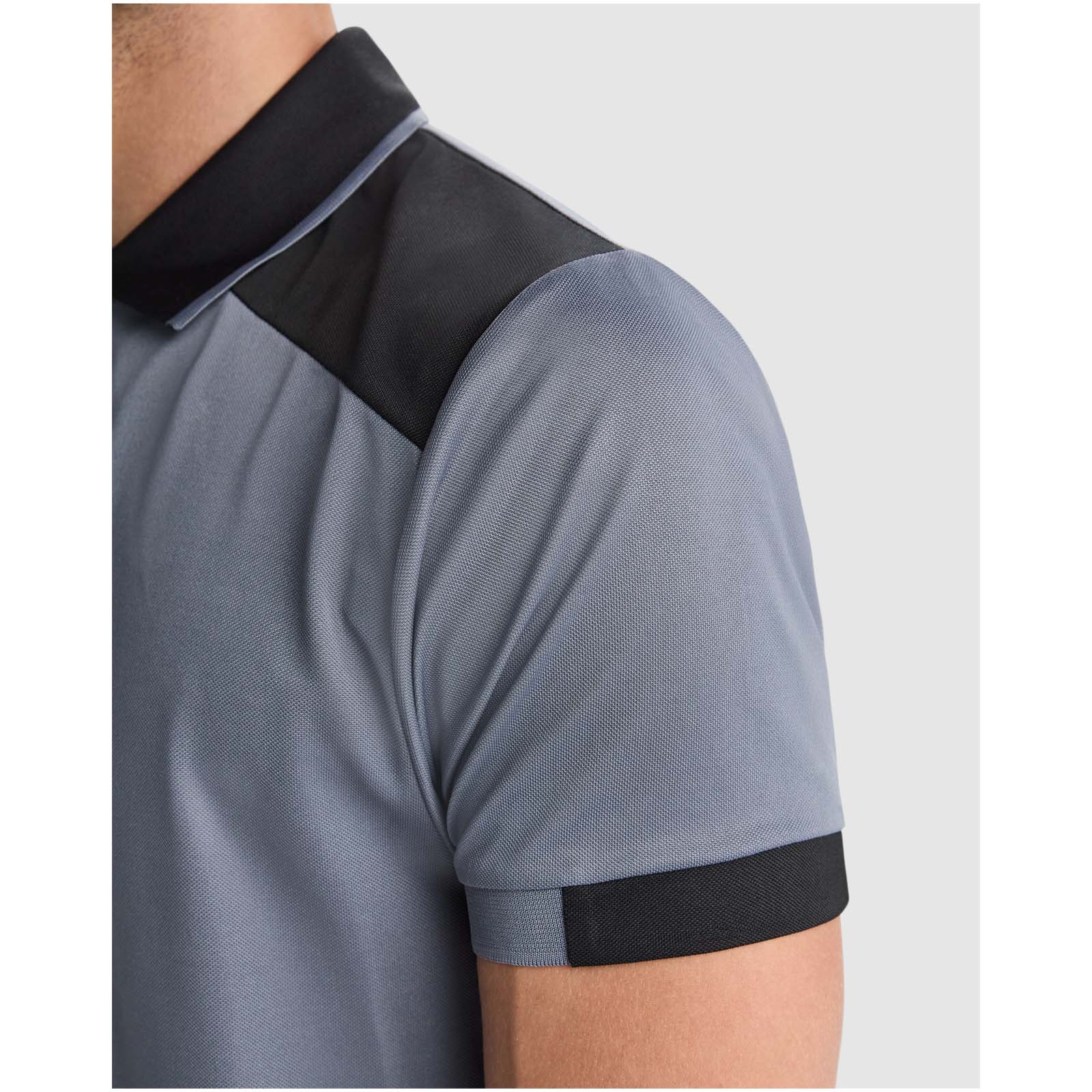 Samurai Kurzärmeliges Poloshirt mit antibakterieller Wirkung, 160 g/m2, unisex schwarz, rot