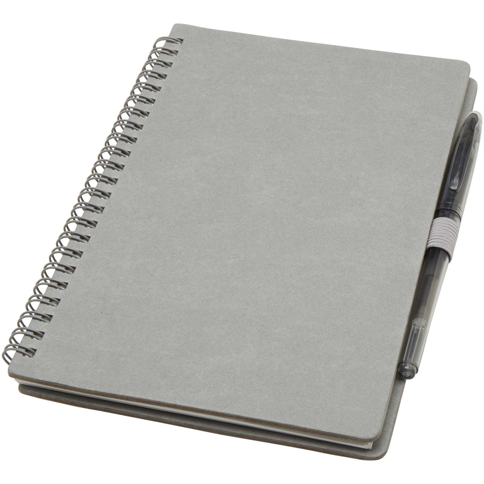 Slate A5 wiederverwendbares Hardcover Notizbuch und Stiftset (schwarze Mine) grau