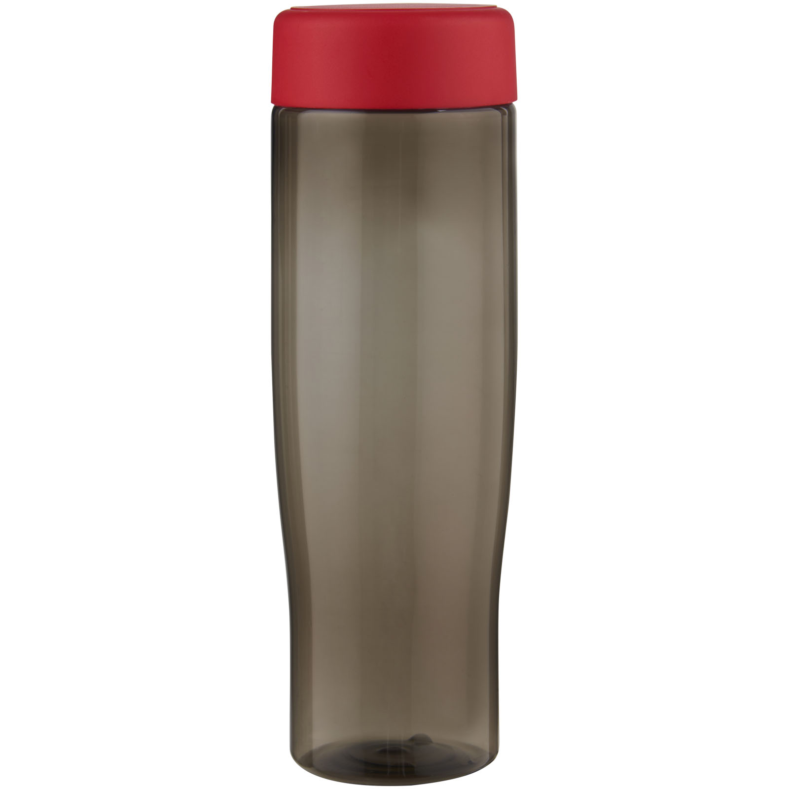 H2O Active® Eco Tempo 700 ml Wasserflasche mit Drehdeckel rot, kohle