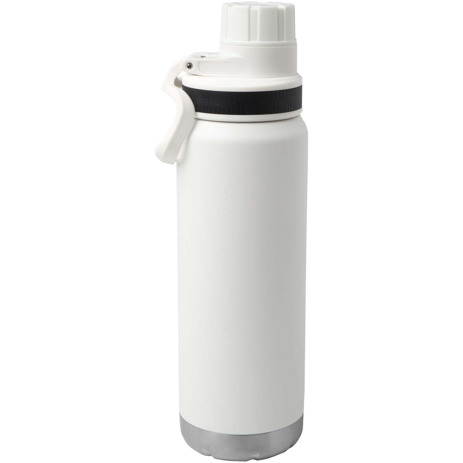 Fortis 700 ml RCS-zertifizierte Kupfer-Vakuum Isolierflasche aus recyceltem Edelstahl (Kohlensäure geeignet) weiss