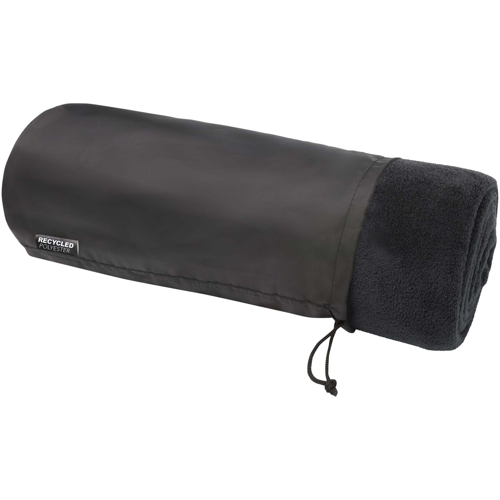 Lily GRS zertifizierte, RPET Decke aus Coral Fleece schwarz