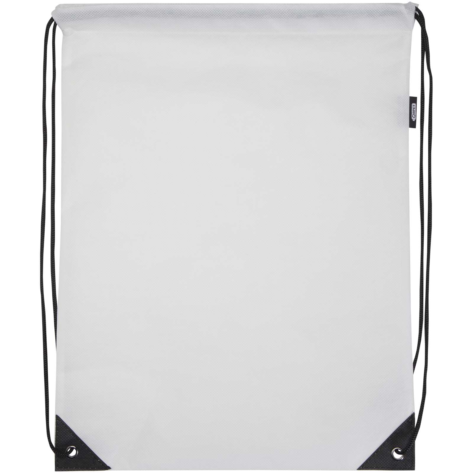 Evergreen Sportbeutel aus recyceltem GRS Non Woven 5 L weiss