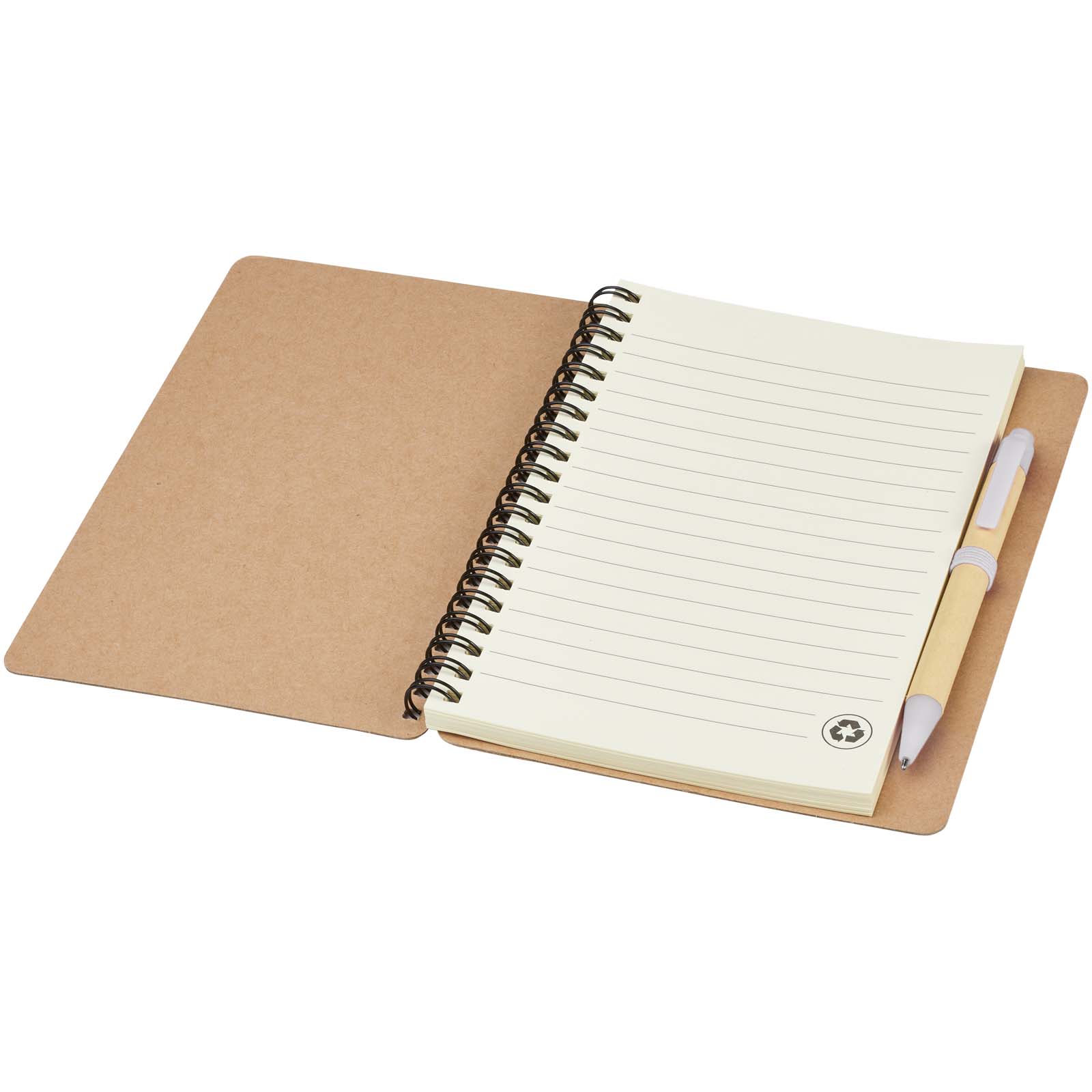 Priestly A6 Recycling Notizbuch mit Stift fliederfarben, natur