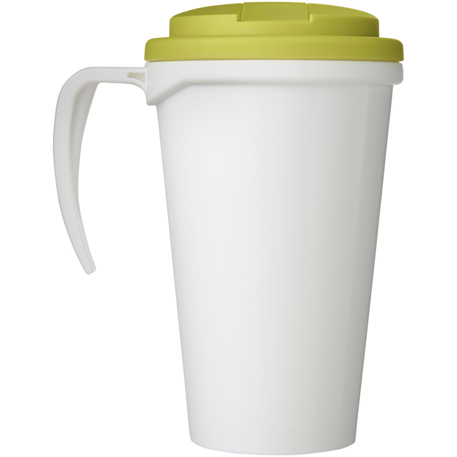 Brite-Ameriano® Grande 350 ml Isolierbecher mit auslaufsicherem Schraubverschluss weiss, limone