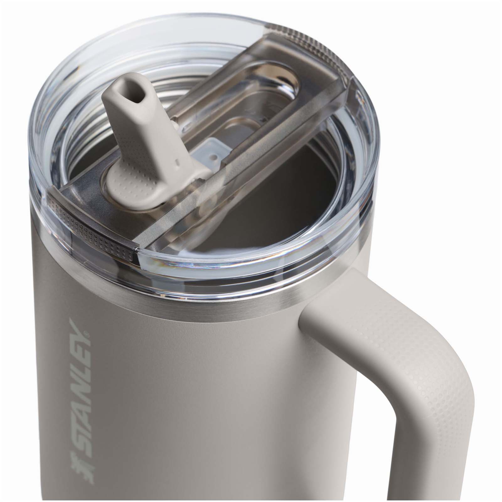 Stanley Quencher® ProTour 1180 ml Thermobecher aus recyceltem Edelstahl mit Flip Strohhalm grau