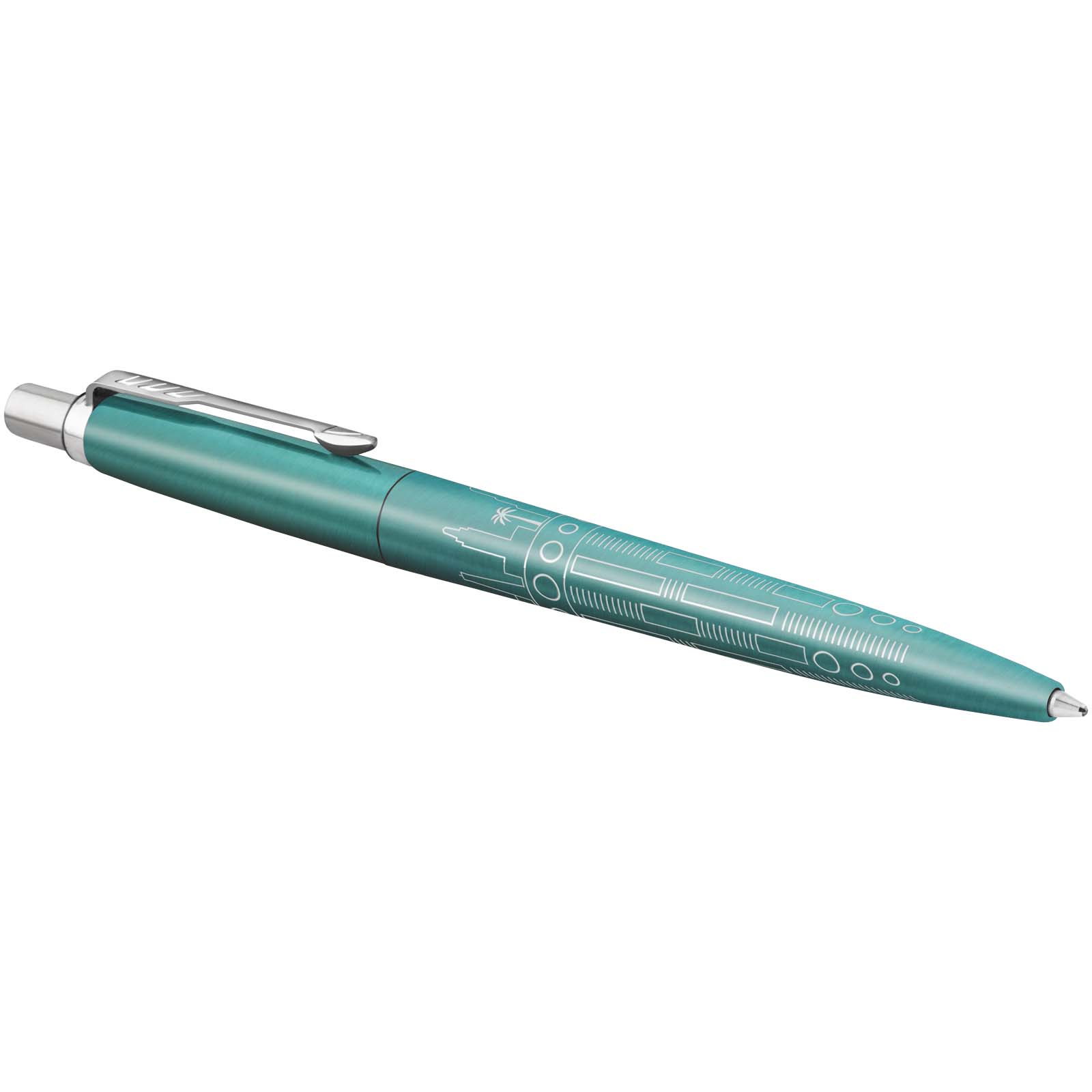Parker Jotter SE Global Icons Kugelschreiber (blaue Mine) türkis
